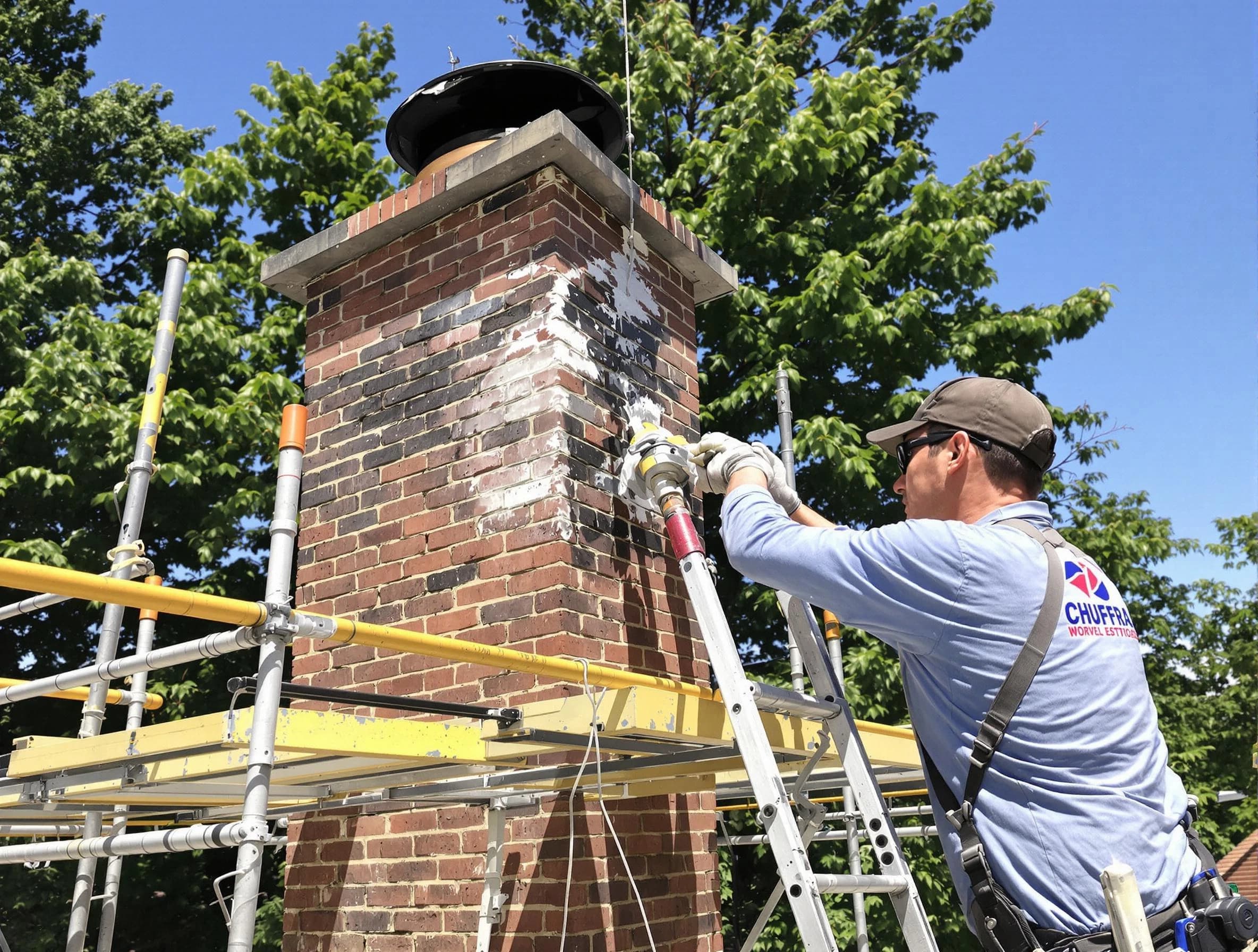 Structural chimney repair by Pleasant View Chimney Sweep in Pleasant View, UT