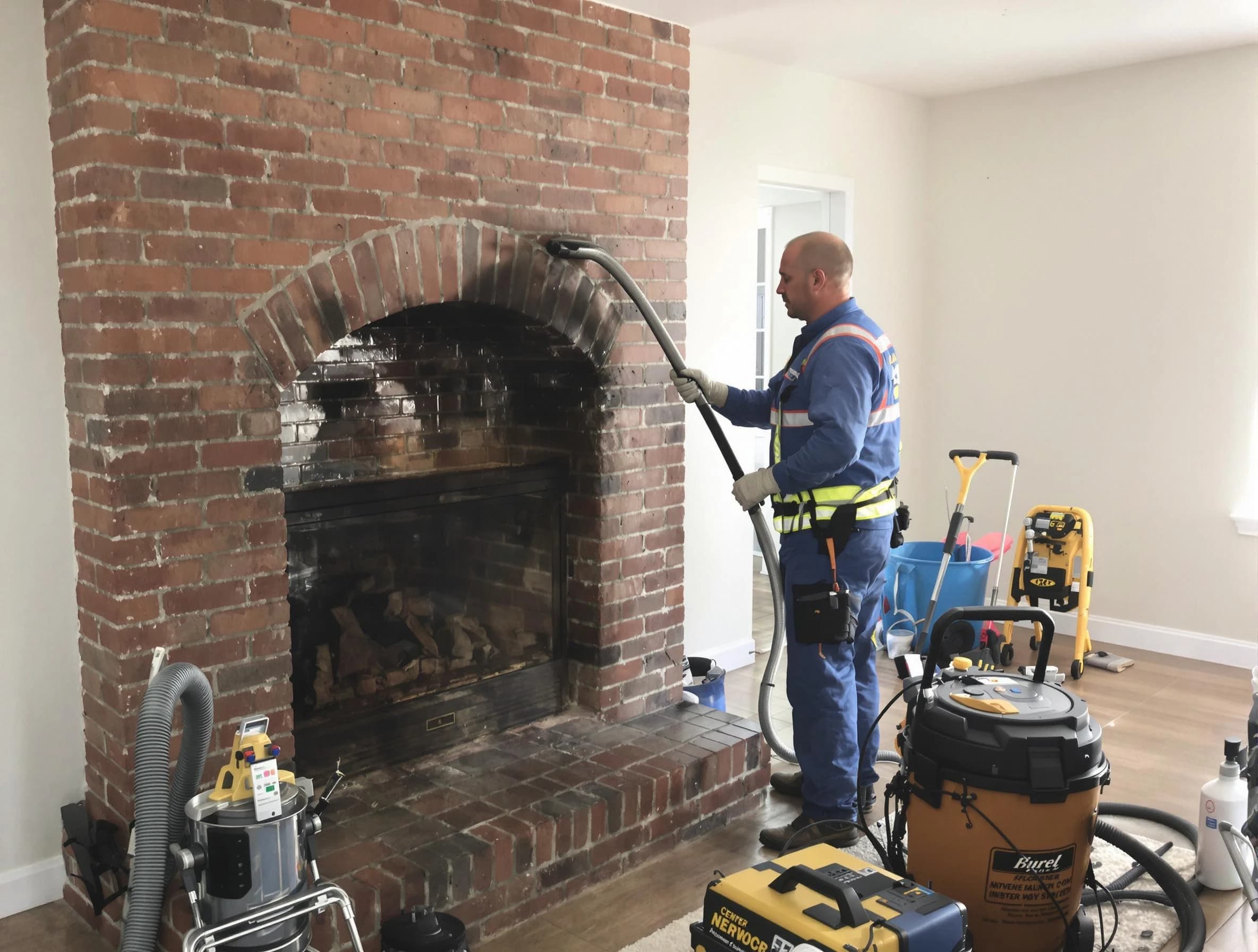 Pleasant View Chimney Sweep expert performing detailed chimney sweep in Pleasant View, UT