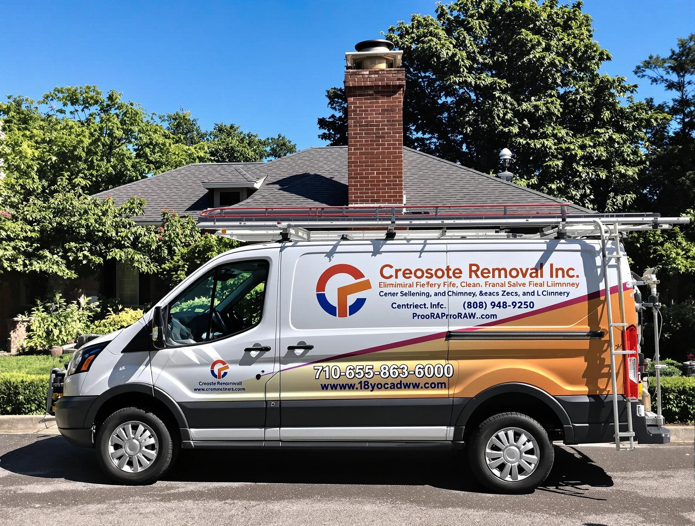 Pleasant View Chimney Sweep technician removing creosote safely in Pleasant View, UT