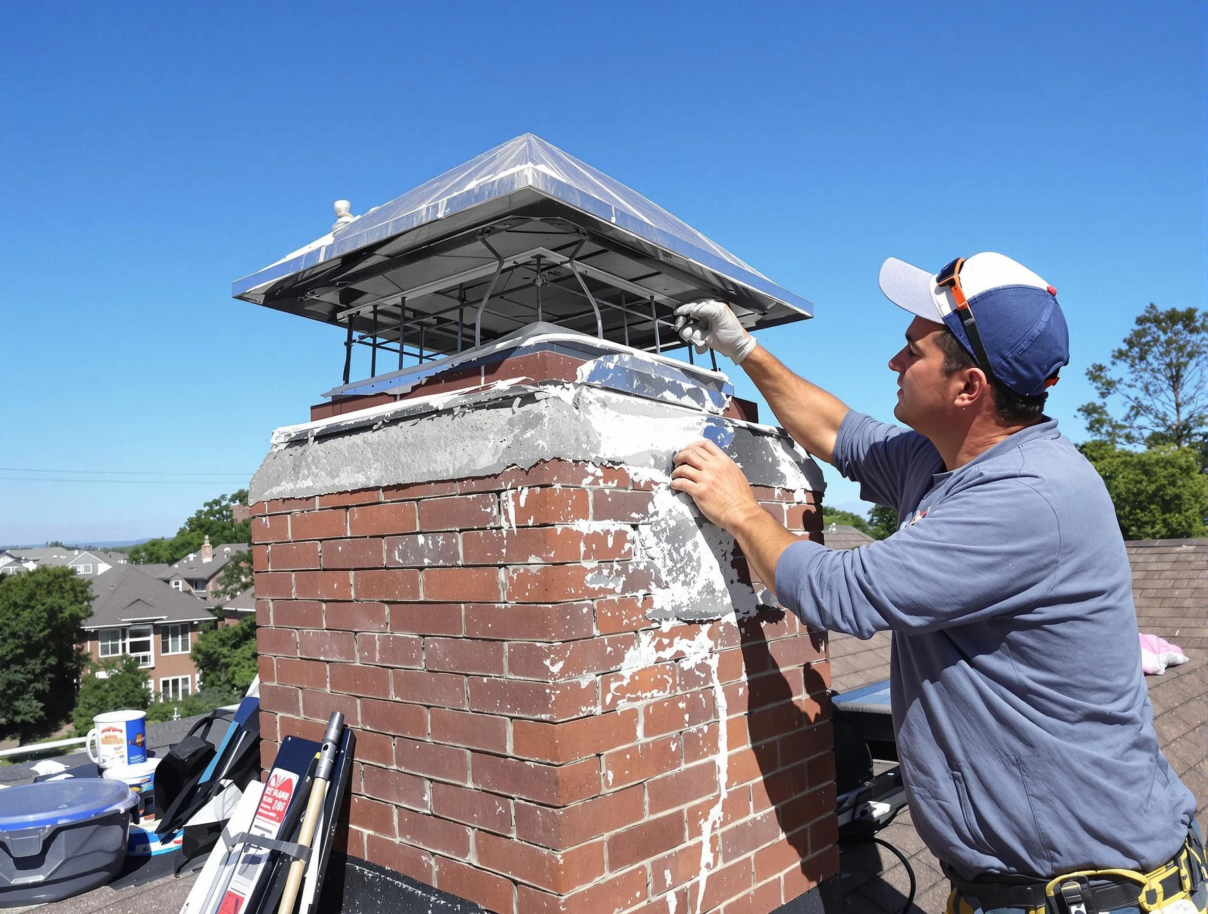 Chimney Crown Services service in Pleasant View, UT