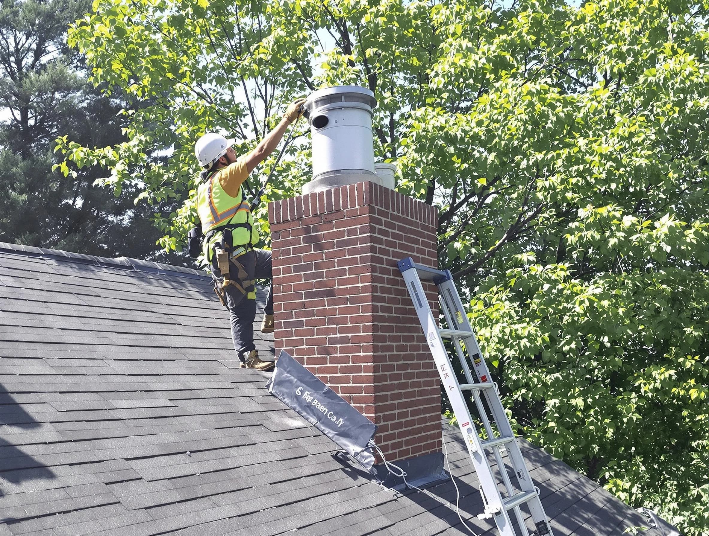 Chimney liner inspection by Pleasant View Chimney Sweep in Pleasant View, UT