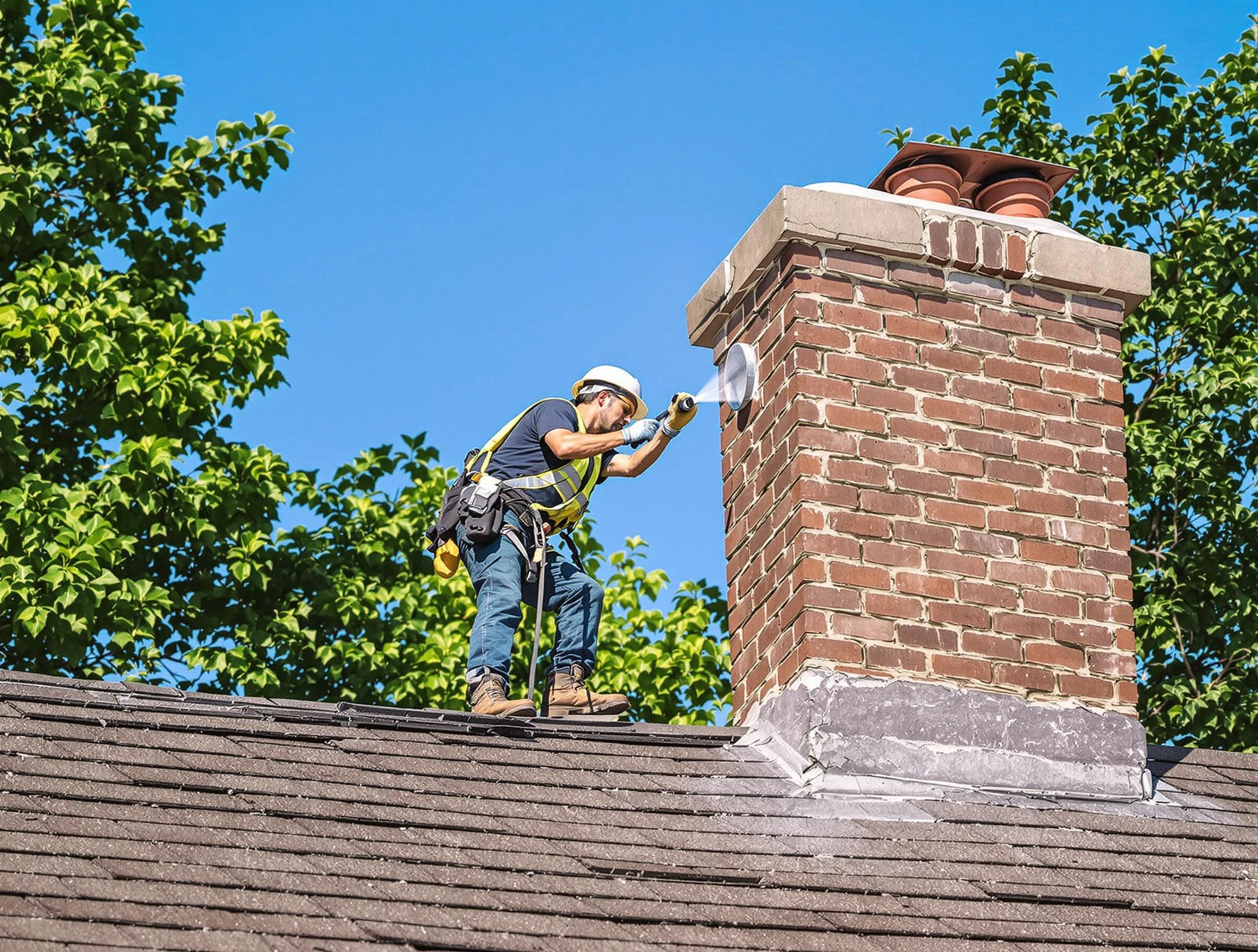 Pleasant View Chimney Sweep performing an inspection with advanced tools in Pleasant View, UT